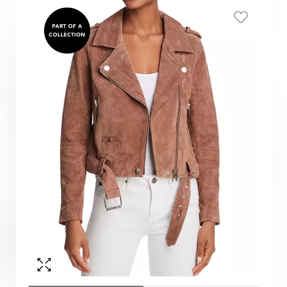NWOT Blank NYC Suede Moto Jacket